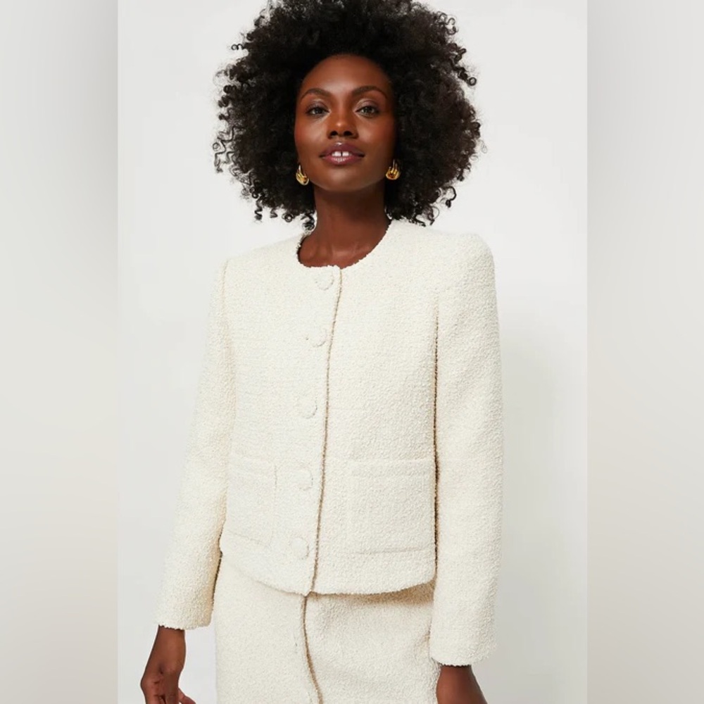 Tuckernuck Cream Tweed Marilyn Jacket